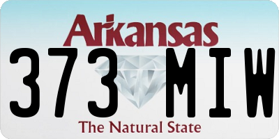 AR license plate 373MIW