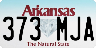 AR license plate 373MJA