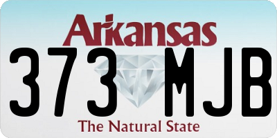AR license plate 373MJB
