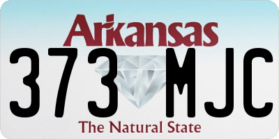 AR license plate 373MJC