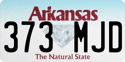 AR license plate 373MJD