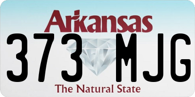 AR license plate 373MJG