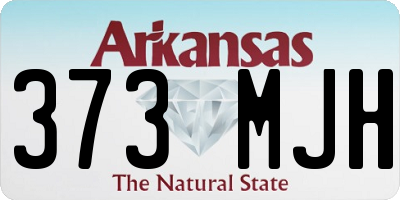AR license plate 373MJH