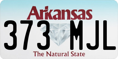AR license plate 373MJL