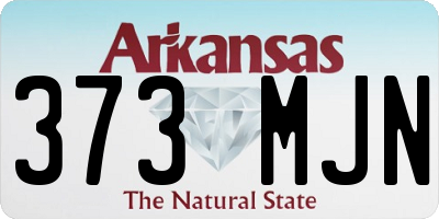AR license plate 373MJN