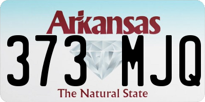 AR license plate 373MJQ