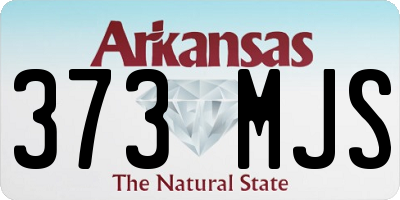 AR license plate 373MJS