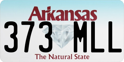 AR license plate 373MLL