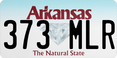 AR license plate 373MLR