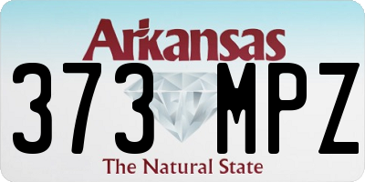 AR license plate 373MPZ