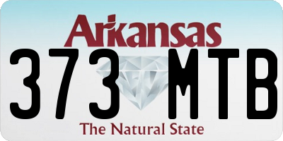 AR license plate 373MTB