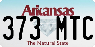AR license plate 373MTC