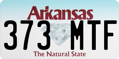 AR license plate 373MTF