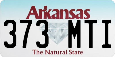 AR license plate 373MTI