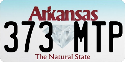 AR license plate 373MTP