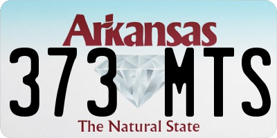 AR license plate 373MTS