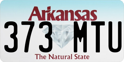 AR license plate 373MTU
