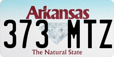 AR license plate 373MTZ