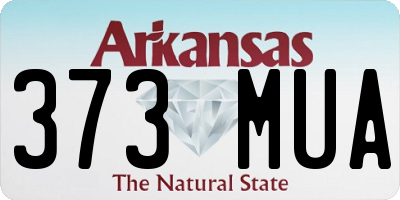 AR license plate 373MUA