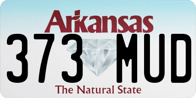 AR license plate 373MUD
