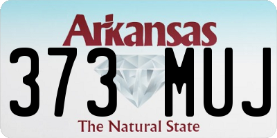 AR license plate 373MUJ