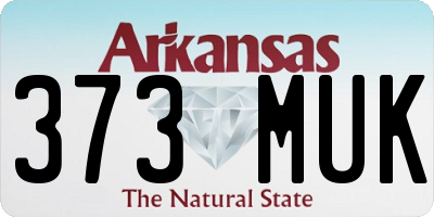 AR license plate 373MUK