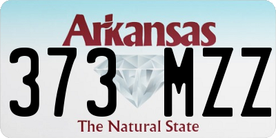 AR license plate 373MZZ