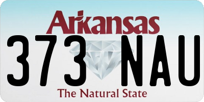 AR license plate 373NAU