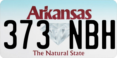 AR license plate 373NBH