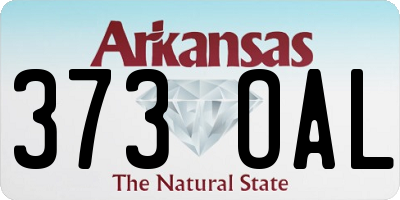 AR license plate 373OAL