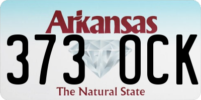 AR license plate 373OCK