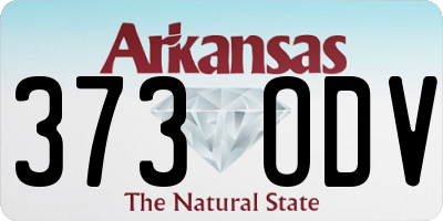 AR license plate 373ODV