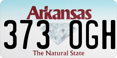 AR license plate 373OGH