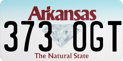 AR license plate 373OGT