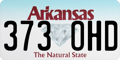 AR license plate 373OHD
