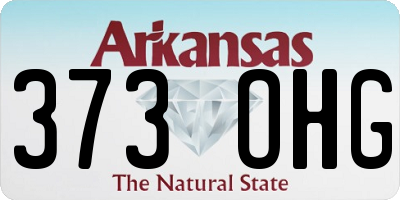 AR license plate 373OHG