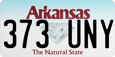 AR license plate 373UNY