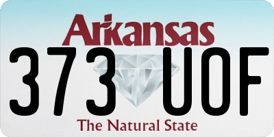 AR license plate 373UOF