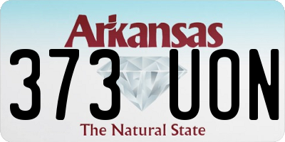 AR license plate 373UON