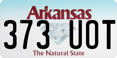 AR license plate 373UOT