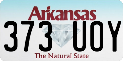 AR license plate 373UOY