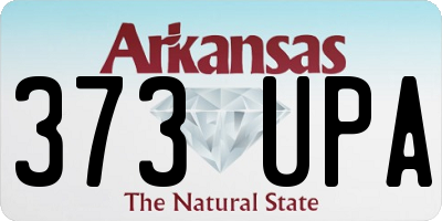 AR license plate 373UPA