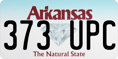 AR license plate 373UPC