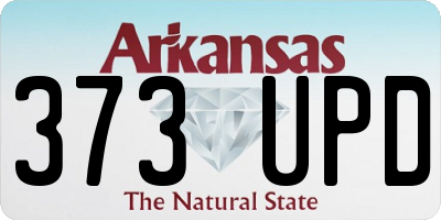 AR license plate 373UPD