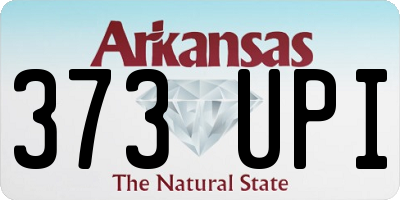 AR license plate 373UPI