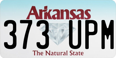 AR license plate 373UPM