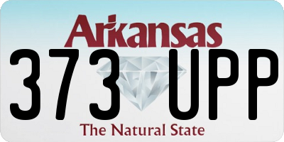 AR license plate 373UPP