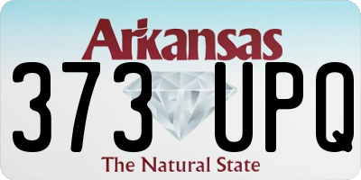 AR license plate 373UPQ