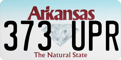 AR license plate 373UPR