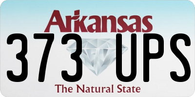 AR license plate 373UPS
